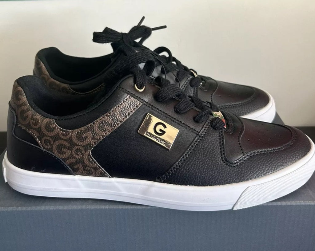 G By Guess Los Angeles Shoes Sneaker Black/Gold/Brown