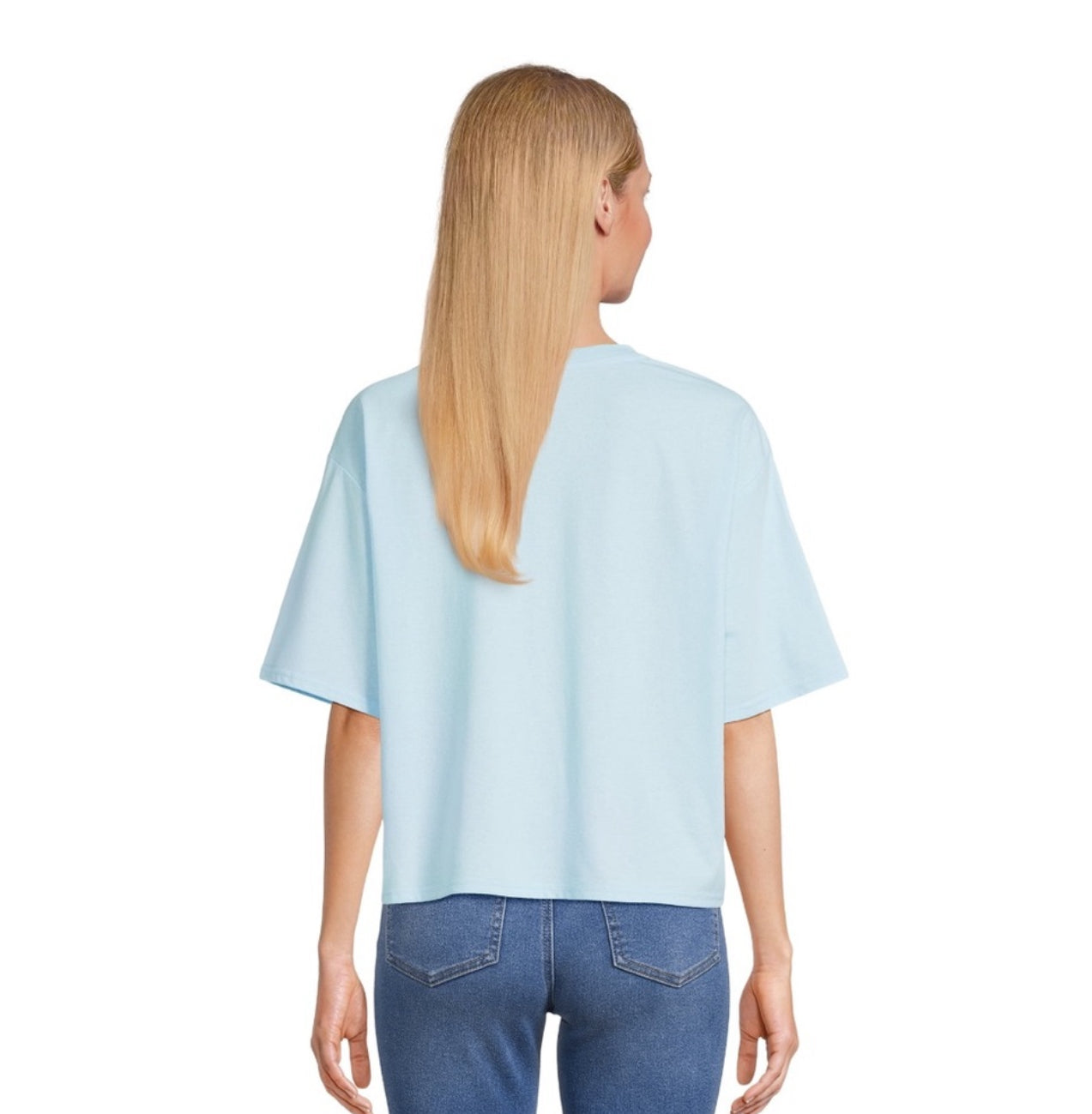 Stitch Women's Multi Patch Graphic Tee with Short Sleeves, Size: XL (15-17)