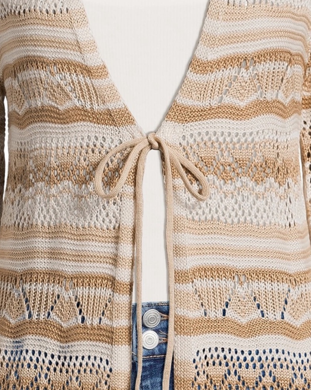 Pointelle Duster