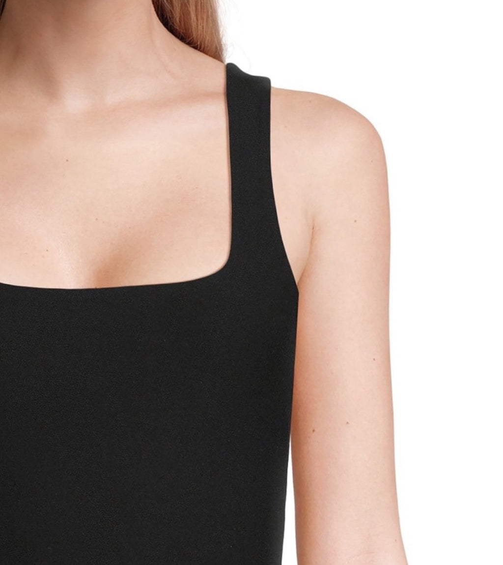 Square Neck Bodysuit black