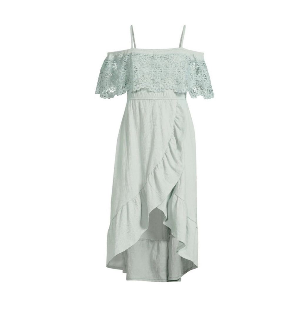 The Shoulder Ruffle Dress