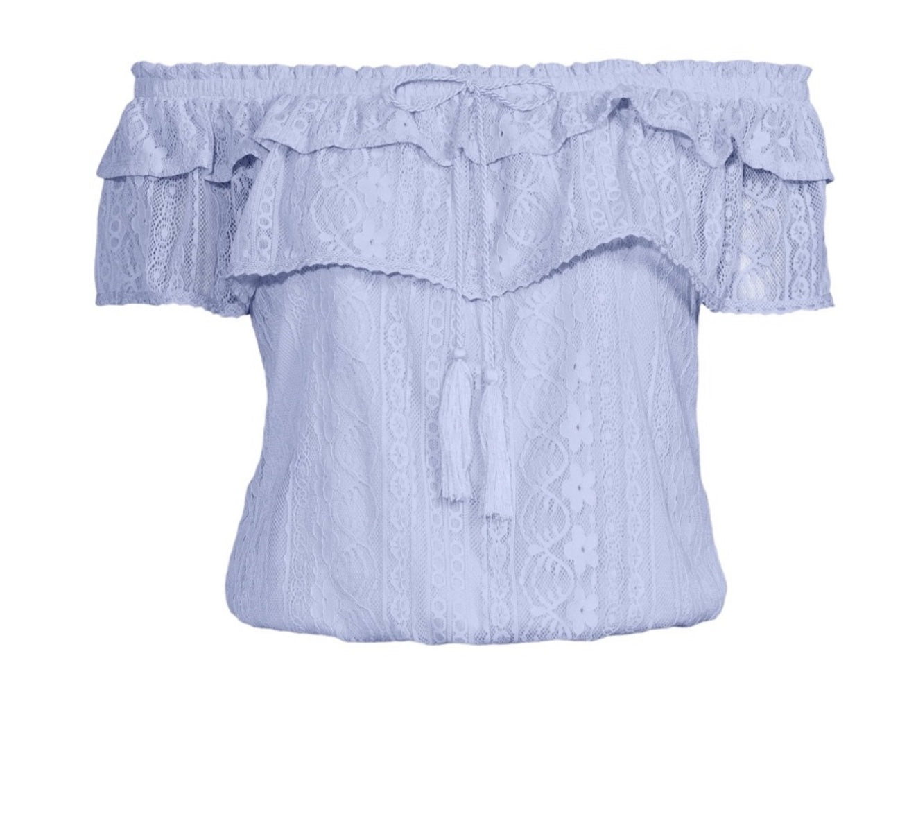 Shoulder Lace Top, Size: M