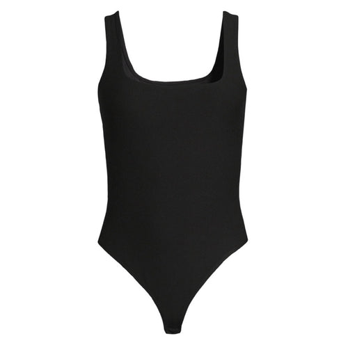 Square Neck Bodysuit black